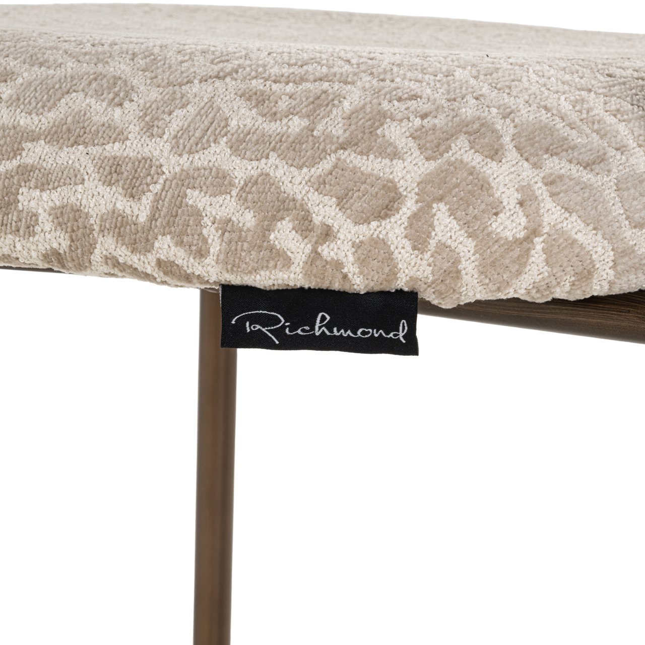 Barstoel Xenia beige leopard fire retardant set of 2