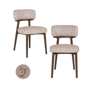 Eetkamerstoel Basker natural geo Set of 2