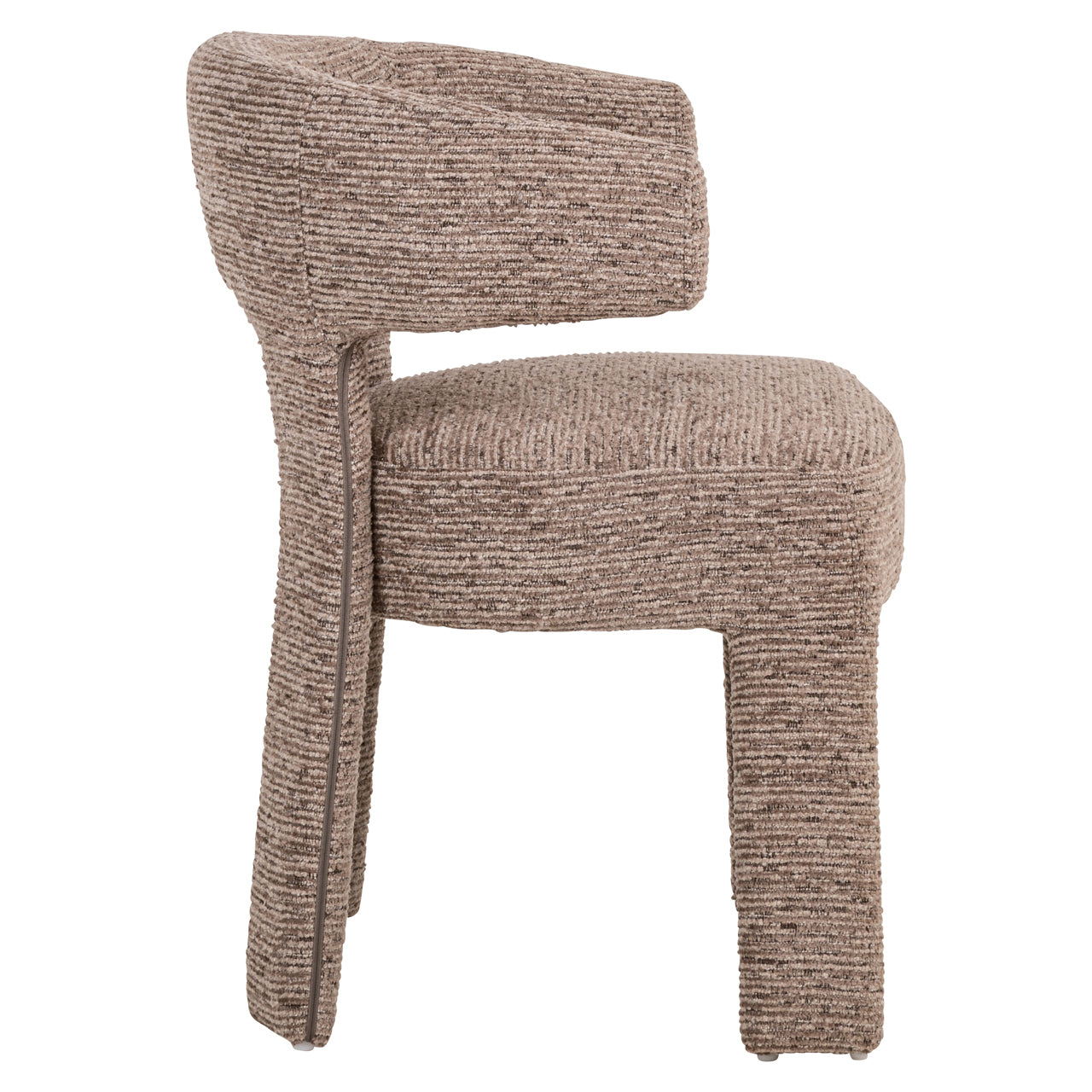 Eetkamerstoel Nerio mocca linear