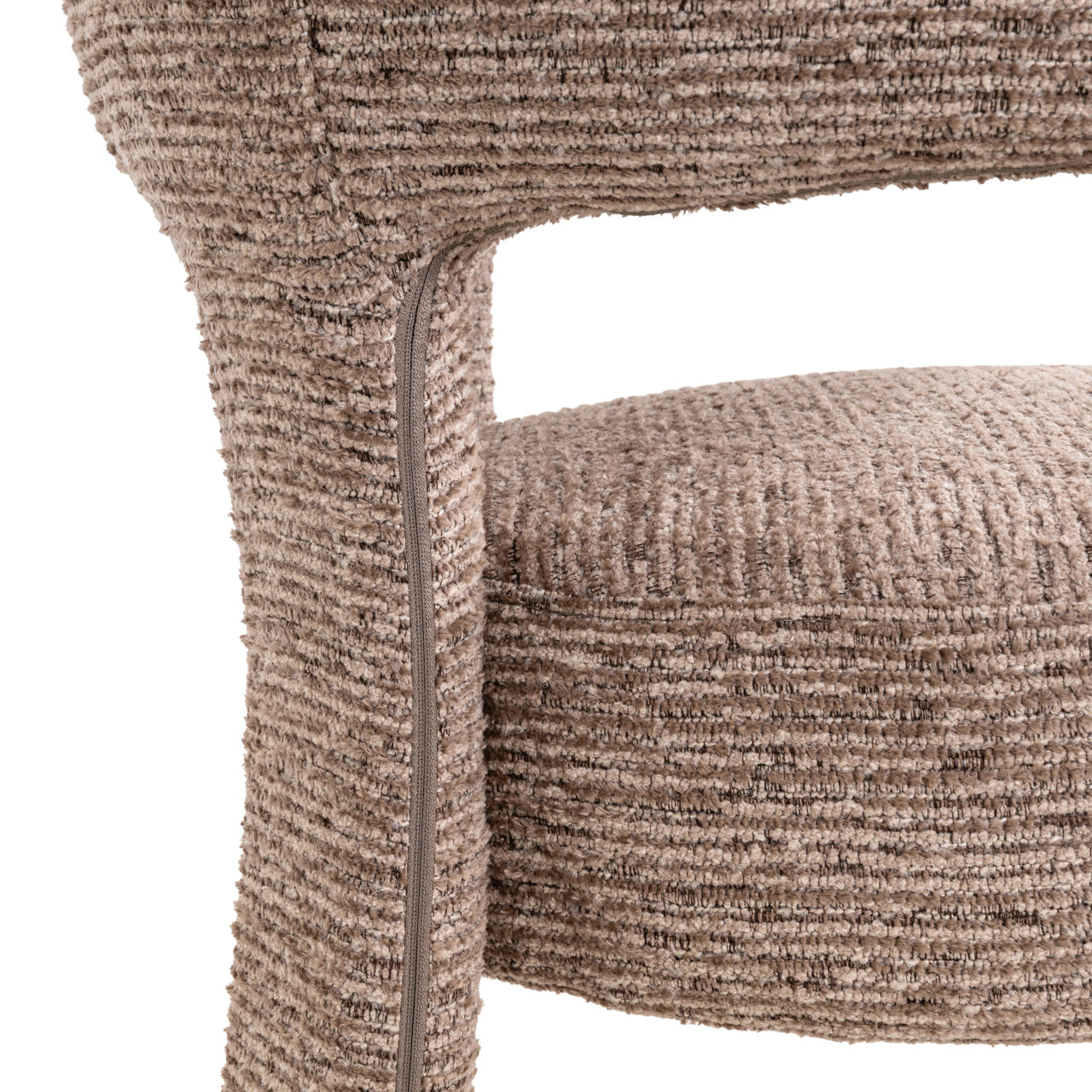 Eetkamerstoel Nerio mocca linear