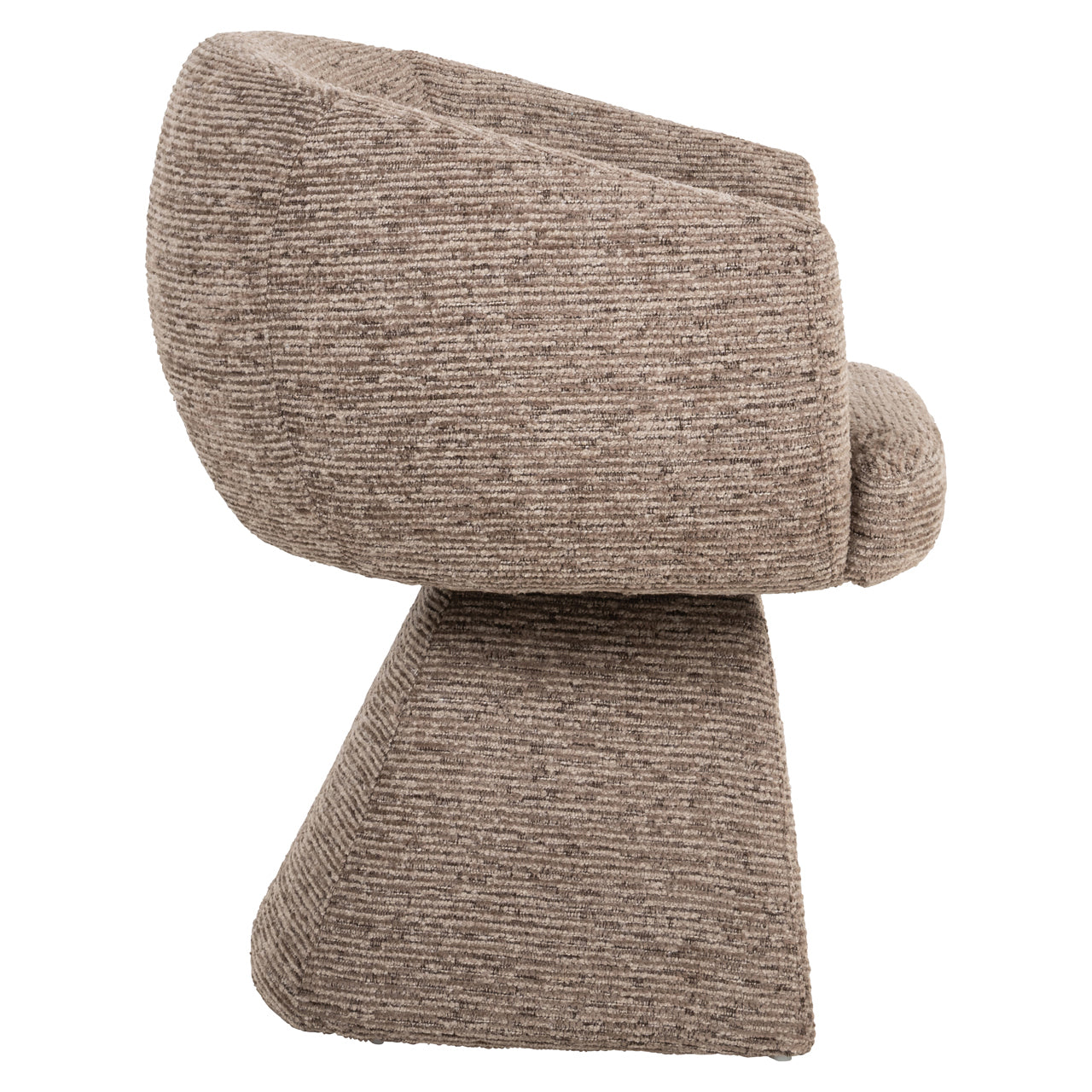 Eetkamerstoel Quiriro mocca linear swivel