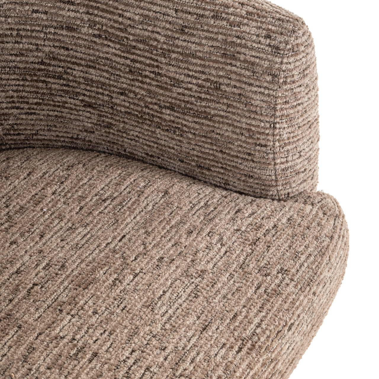 Eetkamerstoel Quiriro mocca linear swivel