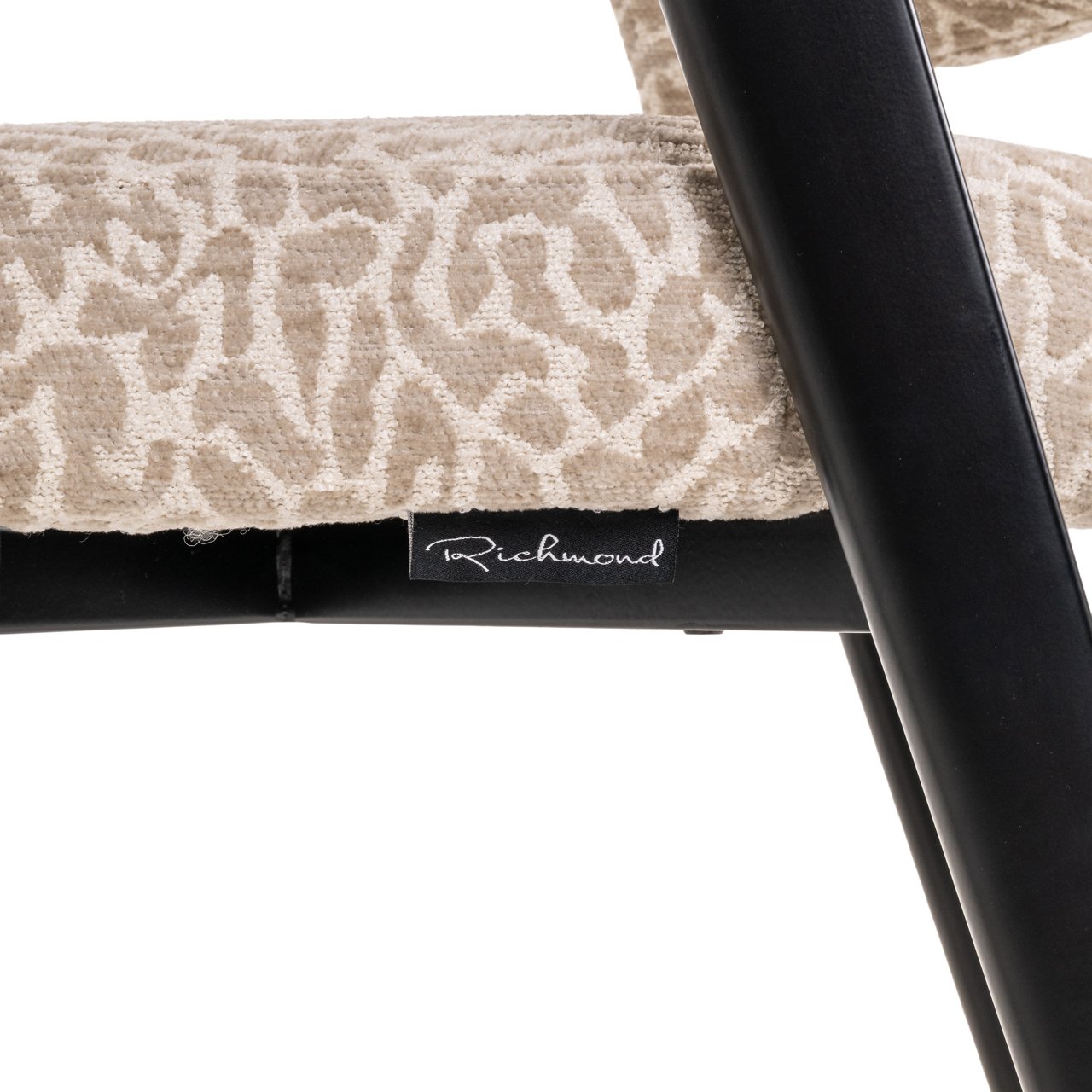 Eetkamerstoel Zeno beige leopard
