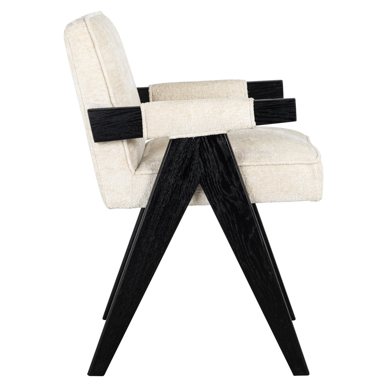 Eetkamerstoel Cooper white chenille