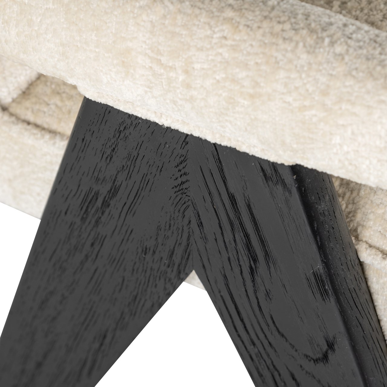 Eetkamerstoel Cooper white chenille