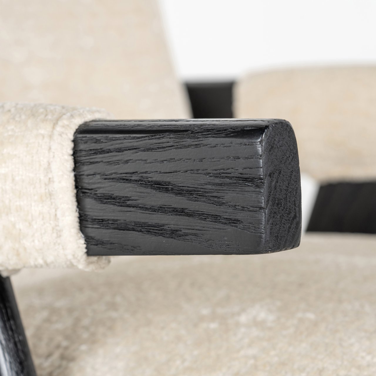 Eetkamerstoel Cooper white chenille