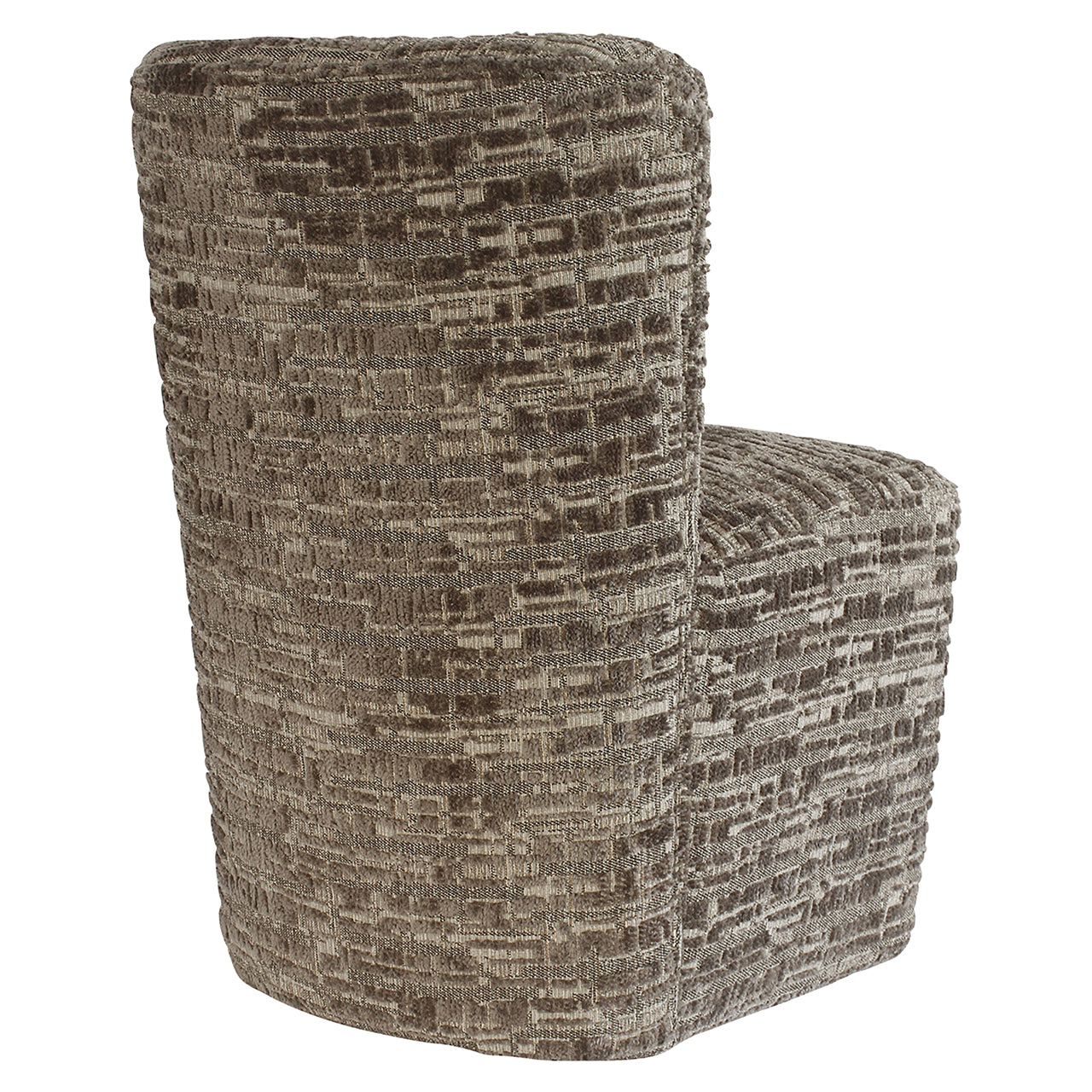 Eetkamerstoel Lorain met wieltjes greige dalia