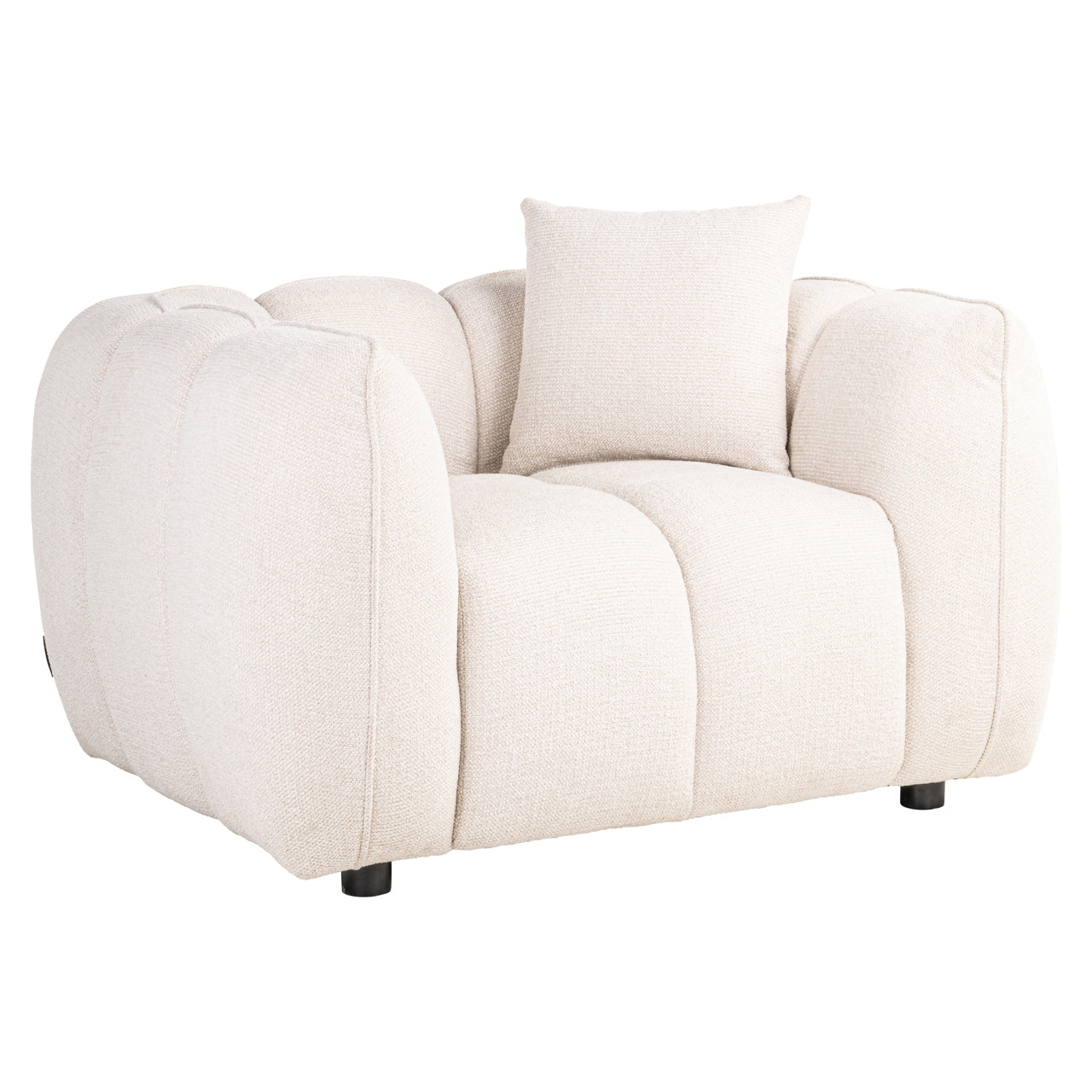 Lounge stoel Jezebel cream fancy