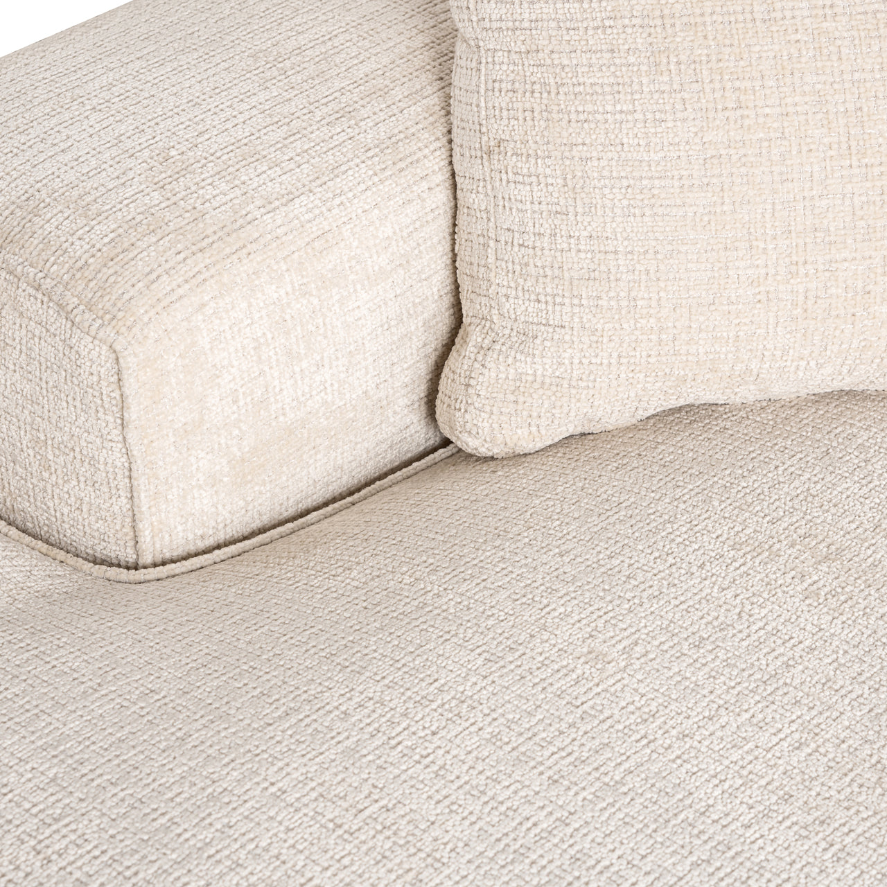 Bank Santos niagara beige 2,5-seater + lounge left