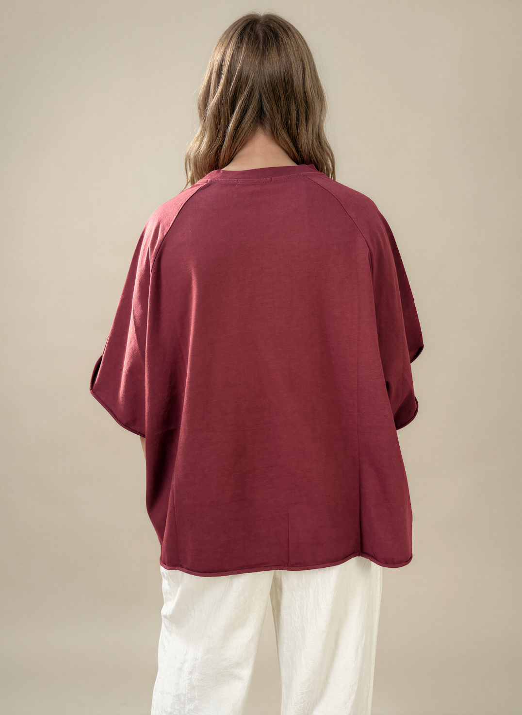 T-shirt Lou bordeaux
