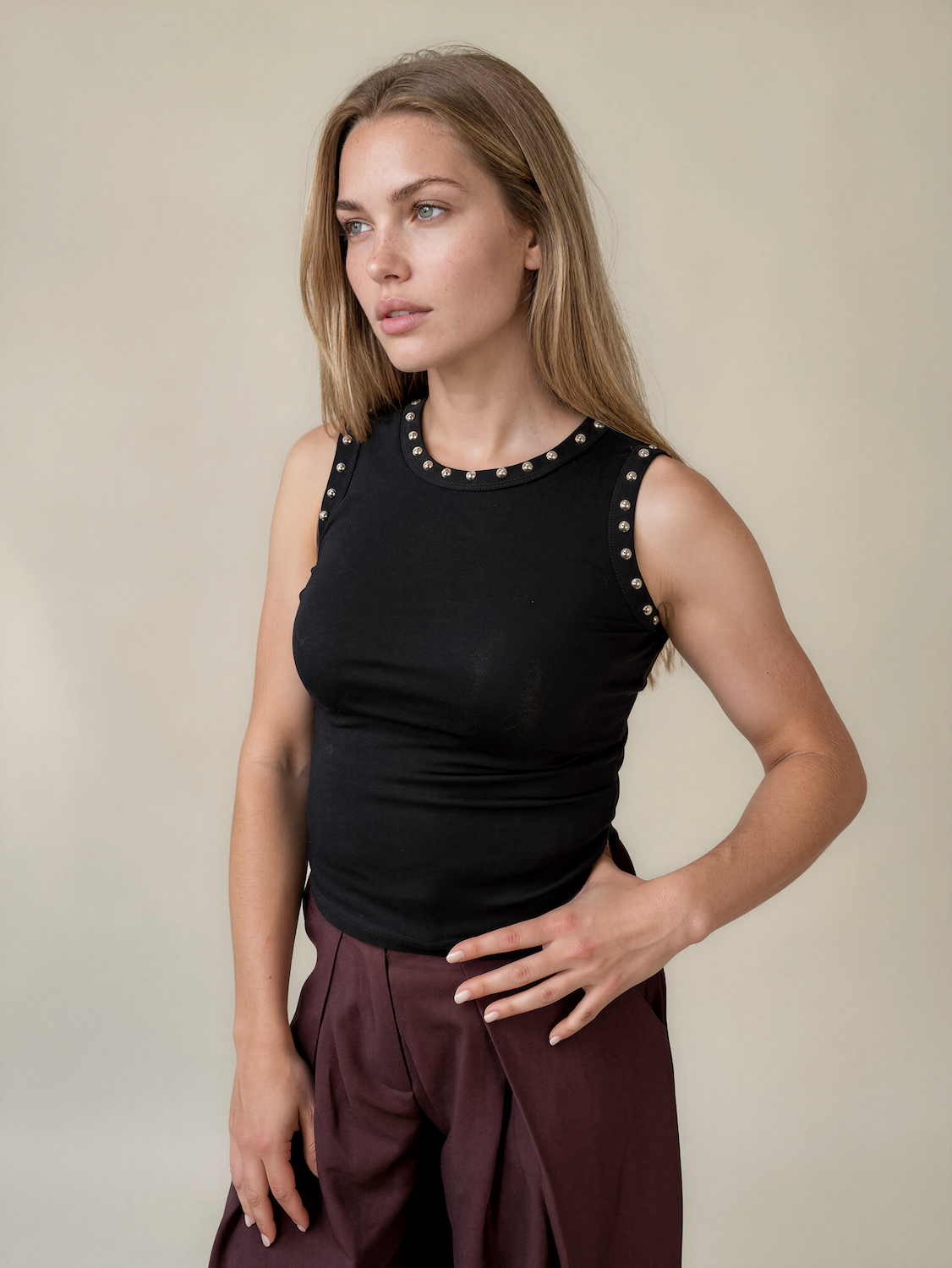 Top Sloane Zwart