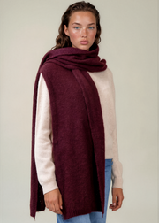 Sjaal Soline Bordeaux