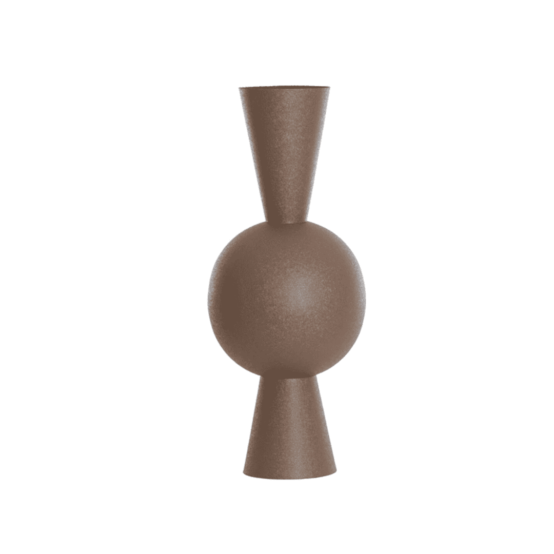 Vase Chedi - Thunder brown M