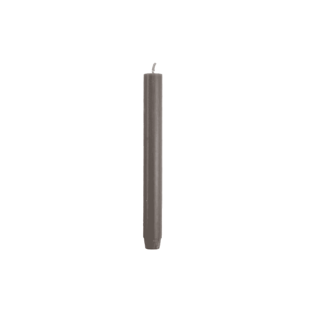 Dinner candle dark linen