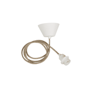 Plafond kabelset / Snoer  E27 naturel