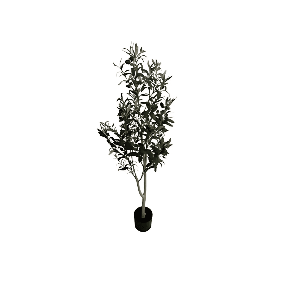 Kunstboom Olijf strak in pot 180 cm w/berrie