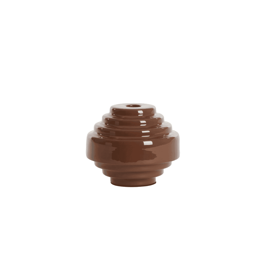 Candlestick Wanhati M - Dark brown