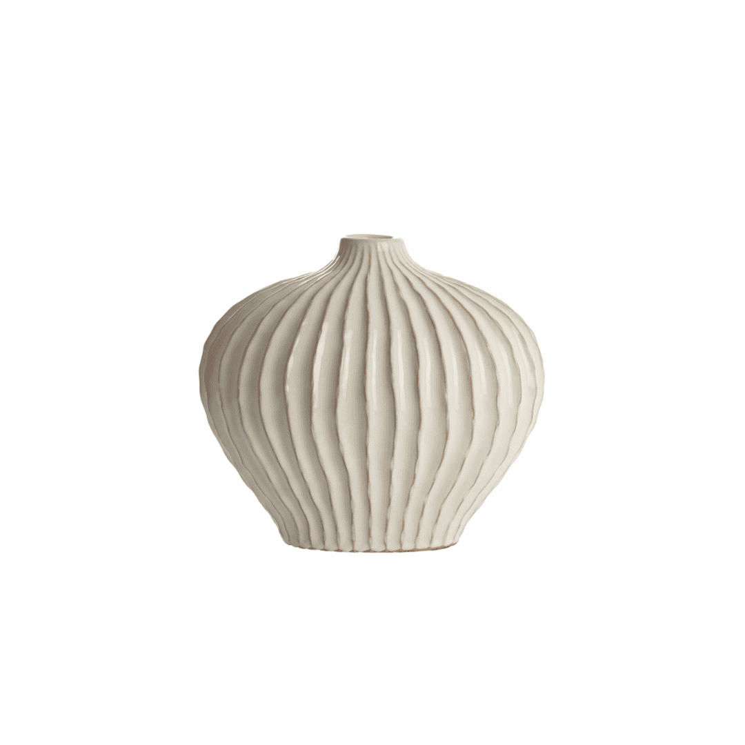 Vase Lorito - cream L 
