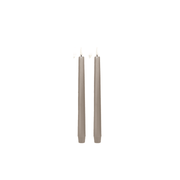 LED candle Classic Taper Candles 2.3 x 25 cm - sandstone