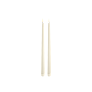 LED kaars Slim Taper 2,3 x 32 cm - Ivory