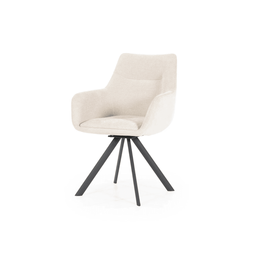 Bliss dining chair with armrest - Beige