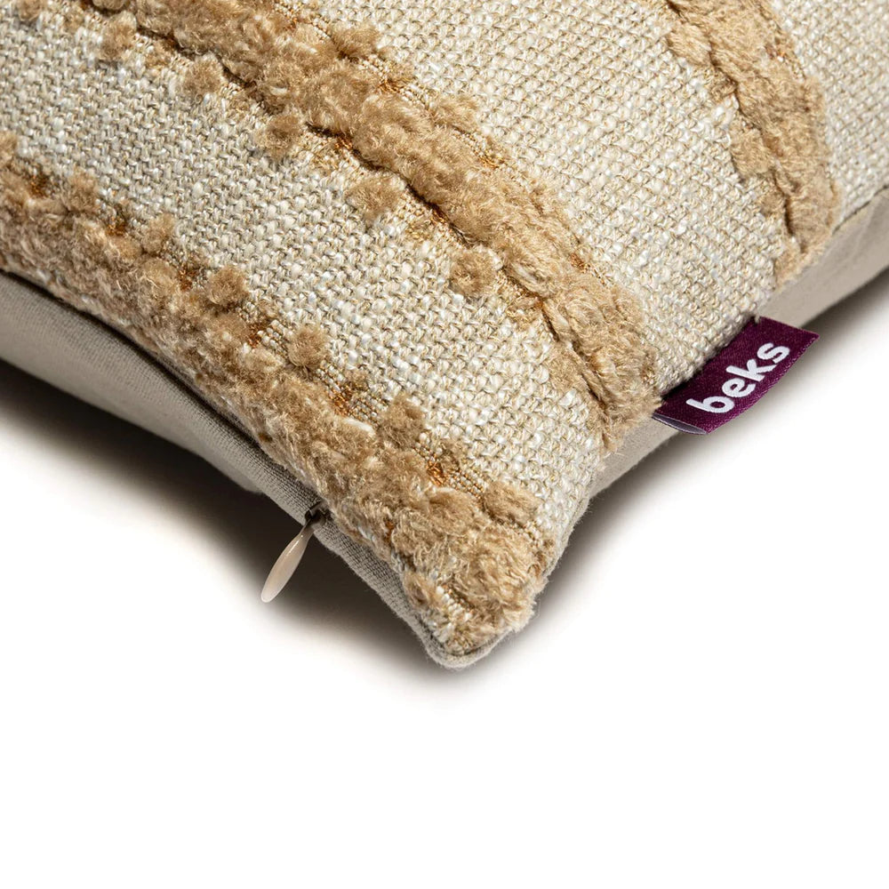 Sierkussen Knud - Zand 45x45 cm