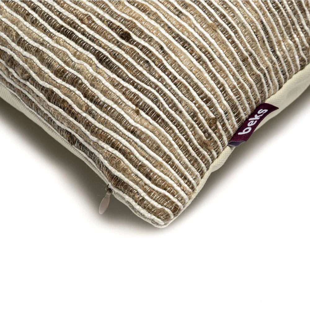 Sierkussen Tjeu - Taupe 40x60 cm