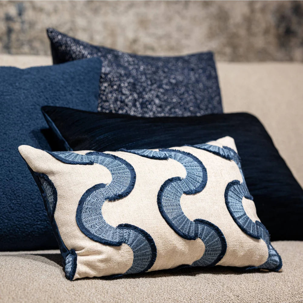 Sierkussen Lio - Blauw 30x45 cm