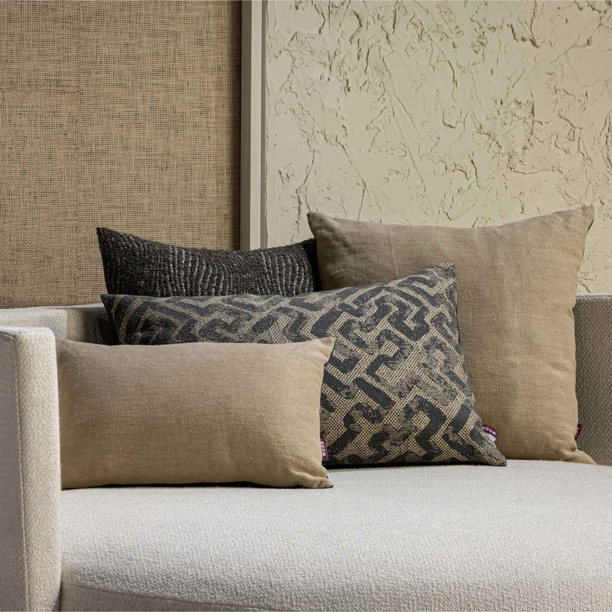 Sierkussen Fedde - Antraciet 45x45 cm