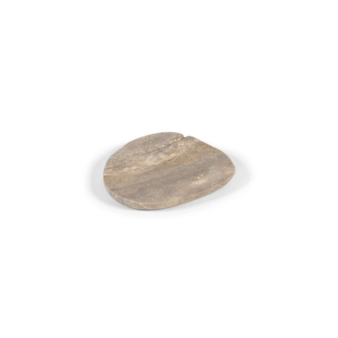 Plateau travertine grijs