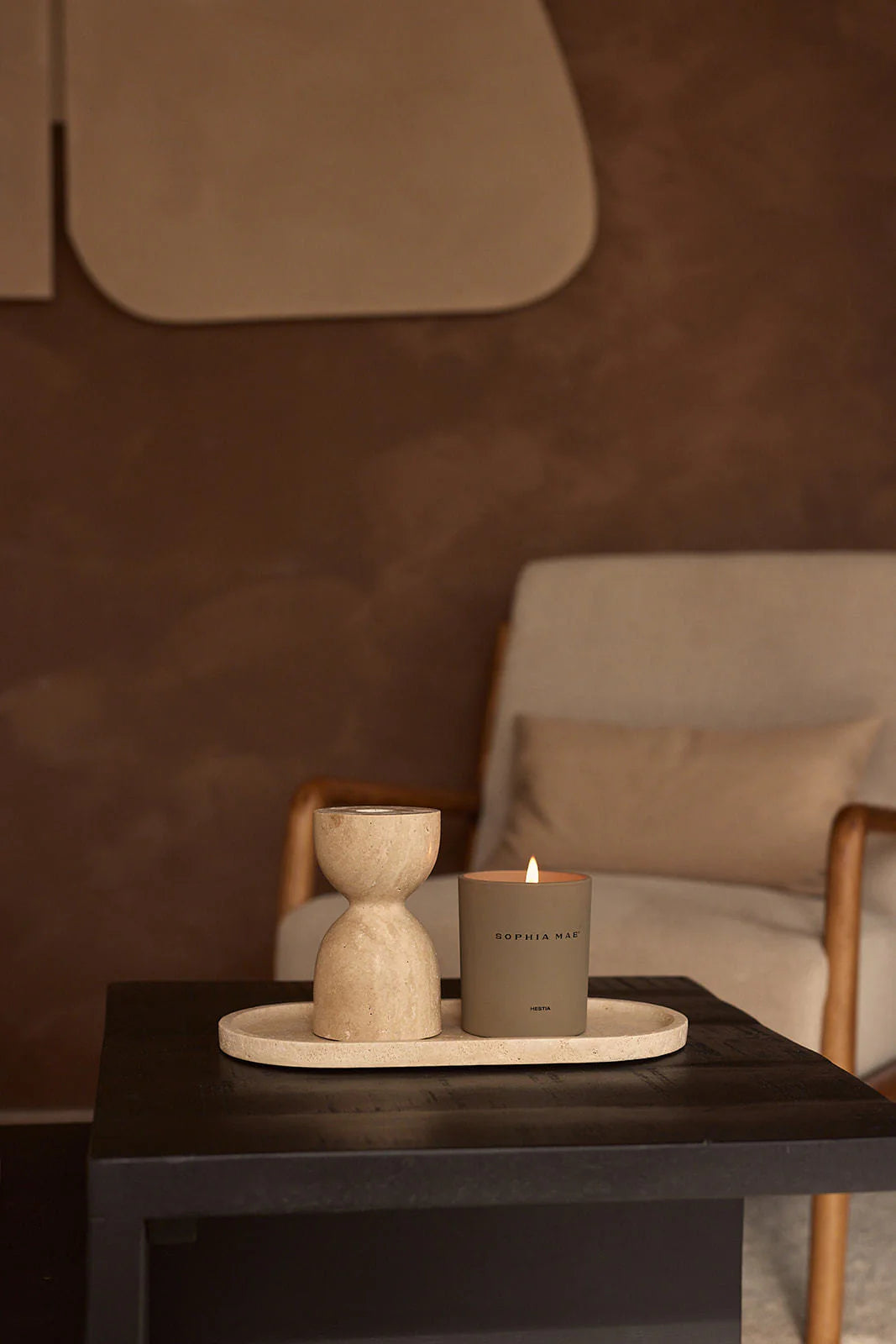 Dienblad travertine 30x15cm