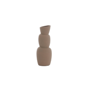 ARAM ceramic vase Ø14.5x37.5 cm brown