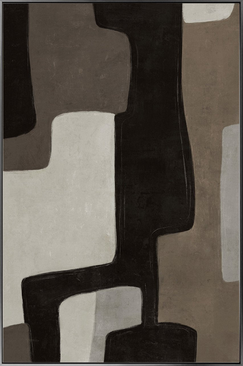 Wanddecoratie Mirage brown right