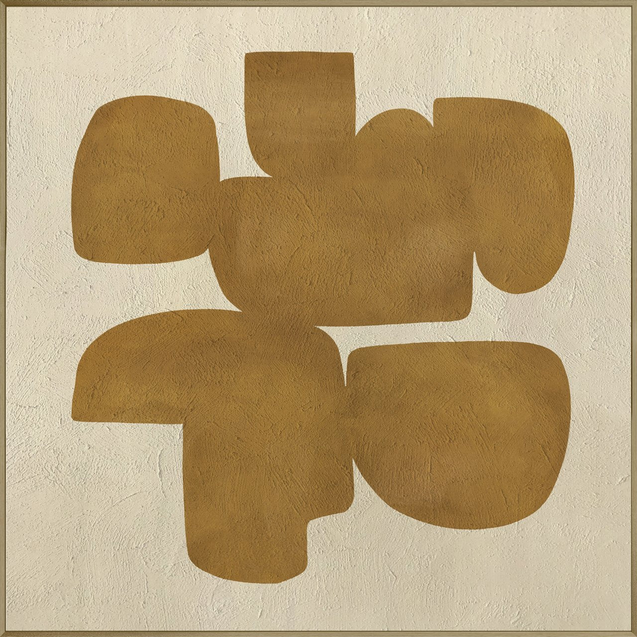 Wanddecoratie Odyssey gold left