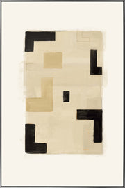 Wanddecoratie Vortex beige left