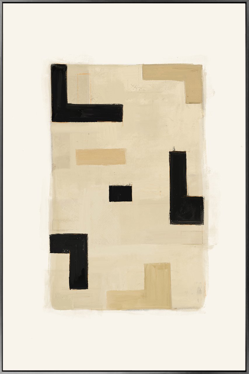 Wanddecoratie Vortex beige right