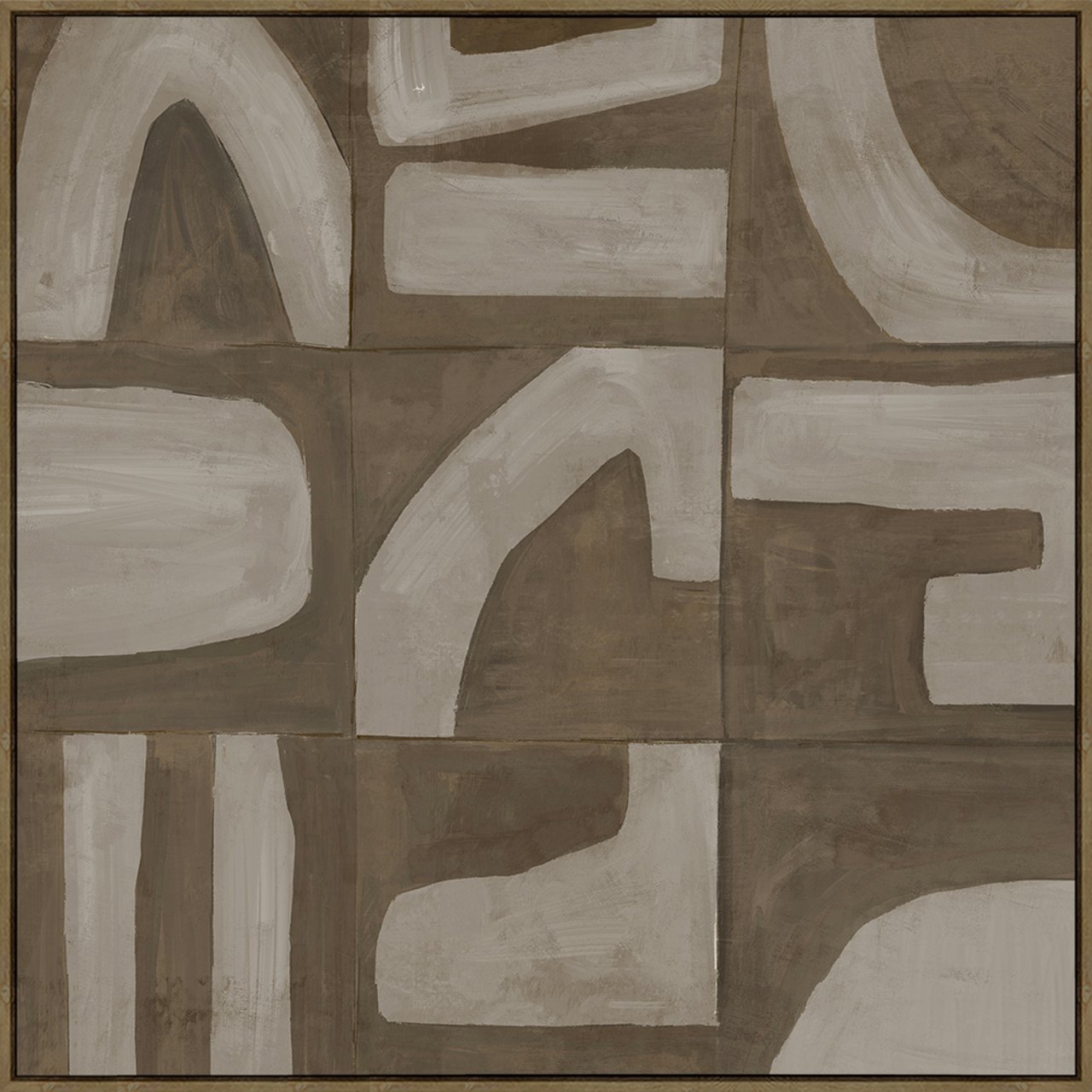 Wanddecoratie Zenith sand left