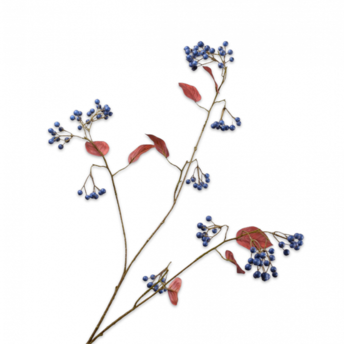 Kunsttak Bessentak Blauw 94 cm