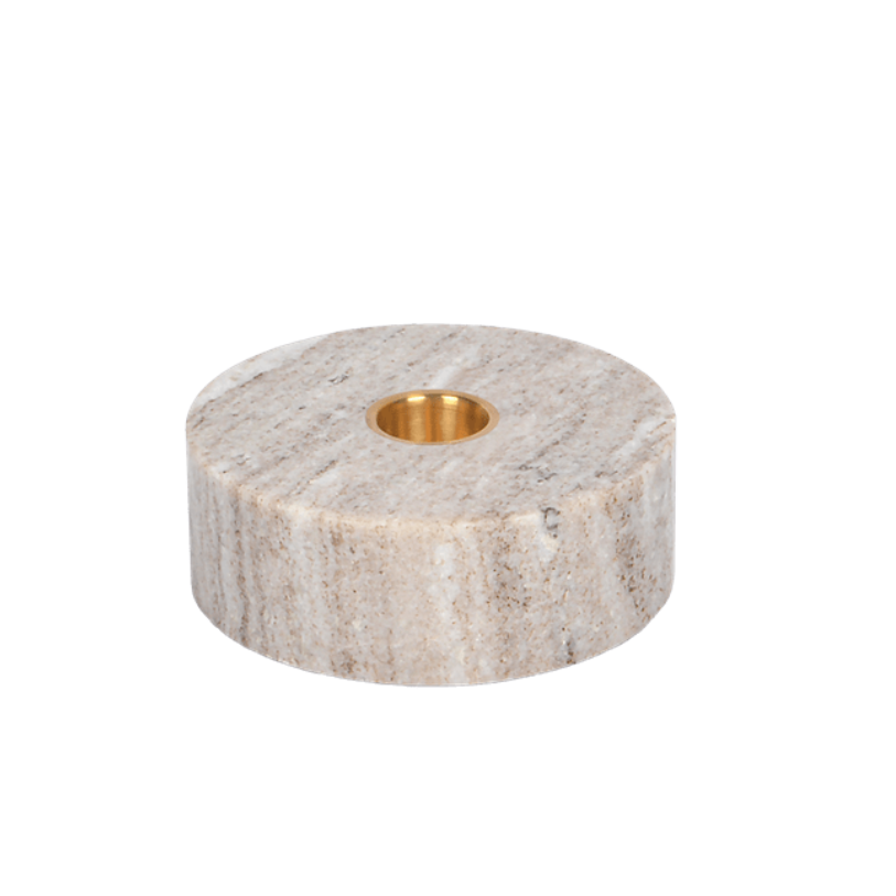 Kandelaar Marble Round W10 x H3,5cm