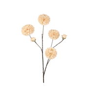 Kunsttak dahlia spray cream