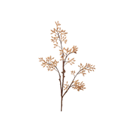 Kunsttak wutong fruit spray 90 cm beige