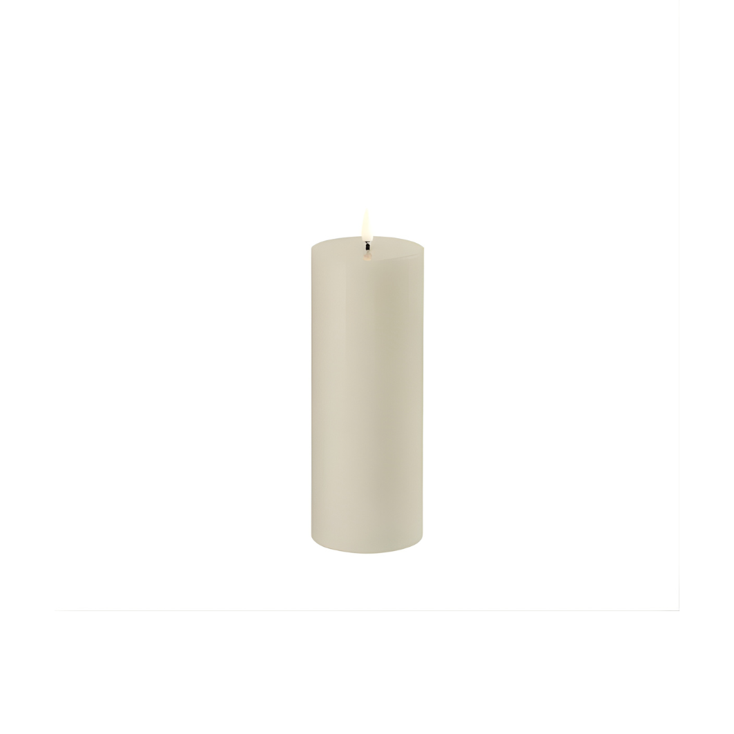 LED candle Pillar Smooth W5.8 x H10.1 cm