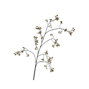 Kunsttak berry spray trident hang 138 cm gold