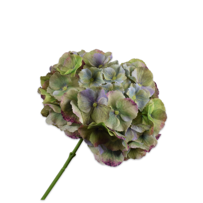 Kunsttak Hortensia Steel BLW/GRN