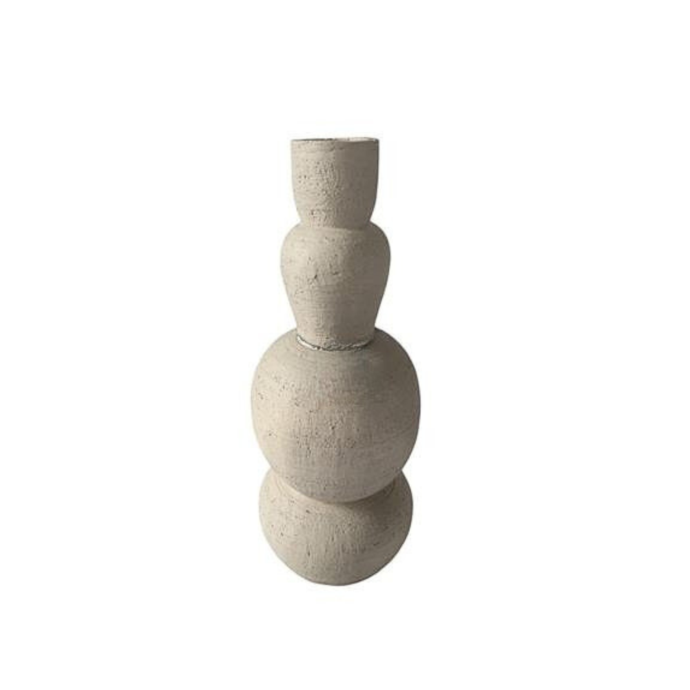 Vaas lauren 18 x 60 cm creme