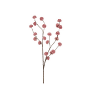 Kunsttak pompom spray M autumn old pink