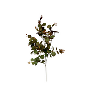 Kunsttak eucalyptus spray 80 cm green/coffee