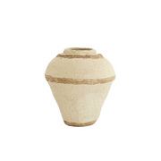 Pot deco Ø45x50 cm TIMERGA licht bruin