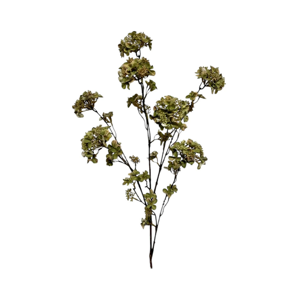 Kunsttak Hortensia spray lg 120 cm green