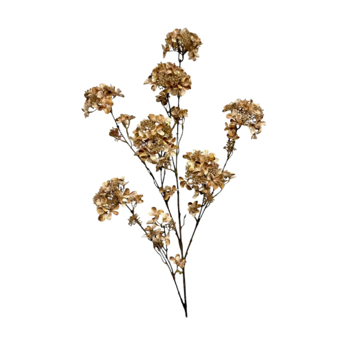 Kunsttak Hortensia spray lg 120 cm lt coffee